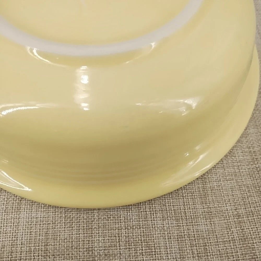 Fiesta Retired Light Yellow Classic Rim Cereal Bowl 6 7/8